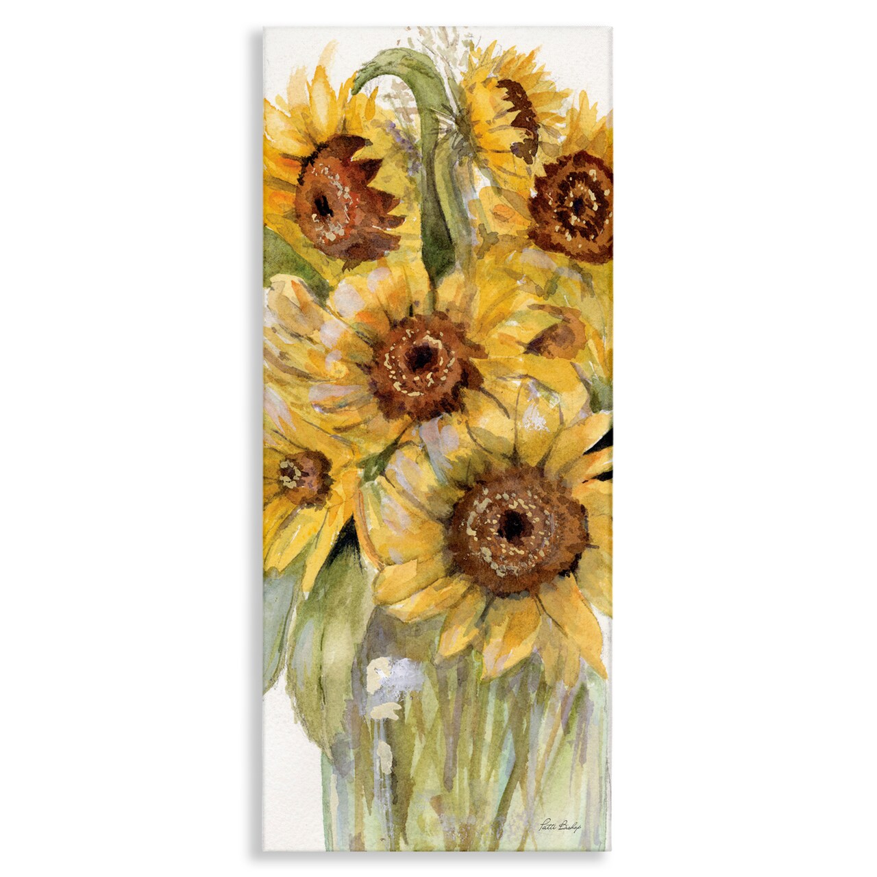 Stupell Industries Sunflowers Bouquet Close Up Canvas, design by Patti Bishop